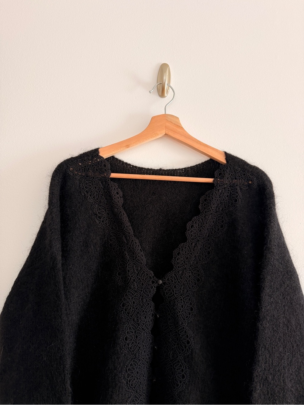 Sézane Anaelle Wool blend Cardigan Size Large - Picture 3 of 7